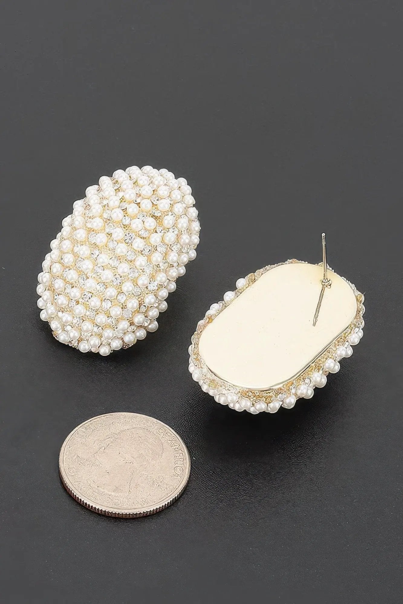 Women's Earrings Studs BYMANYC ® New York METROPOLITAN PEARL - New Collection by BYMANYC New York