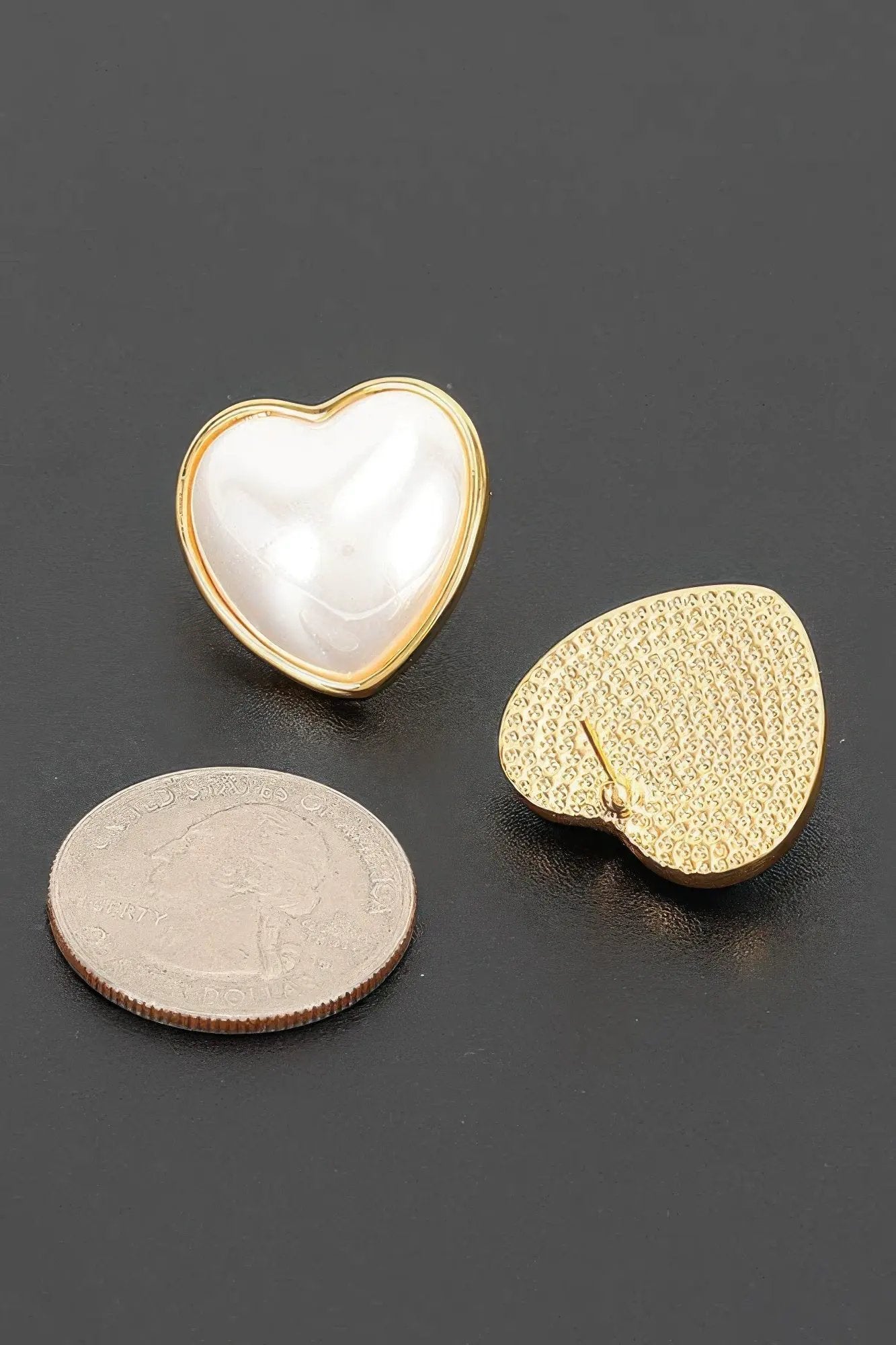 Women's Earrings Studs BYMANYC ® New York NOLITA HEART - New Collection by BYMANYC New York