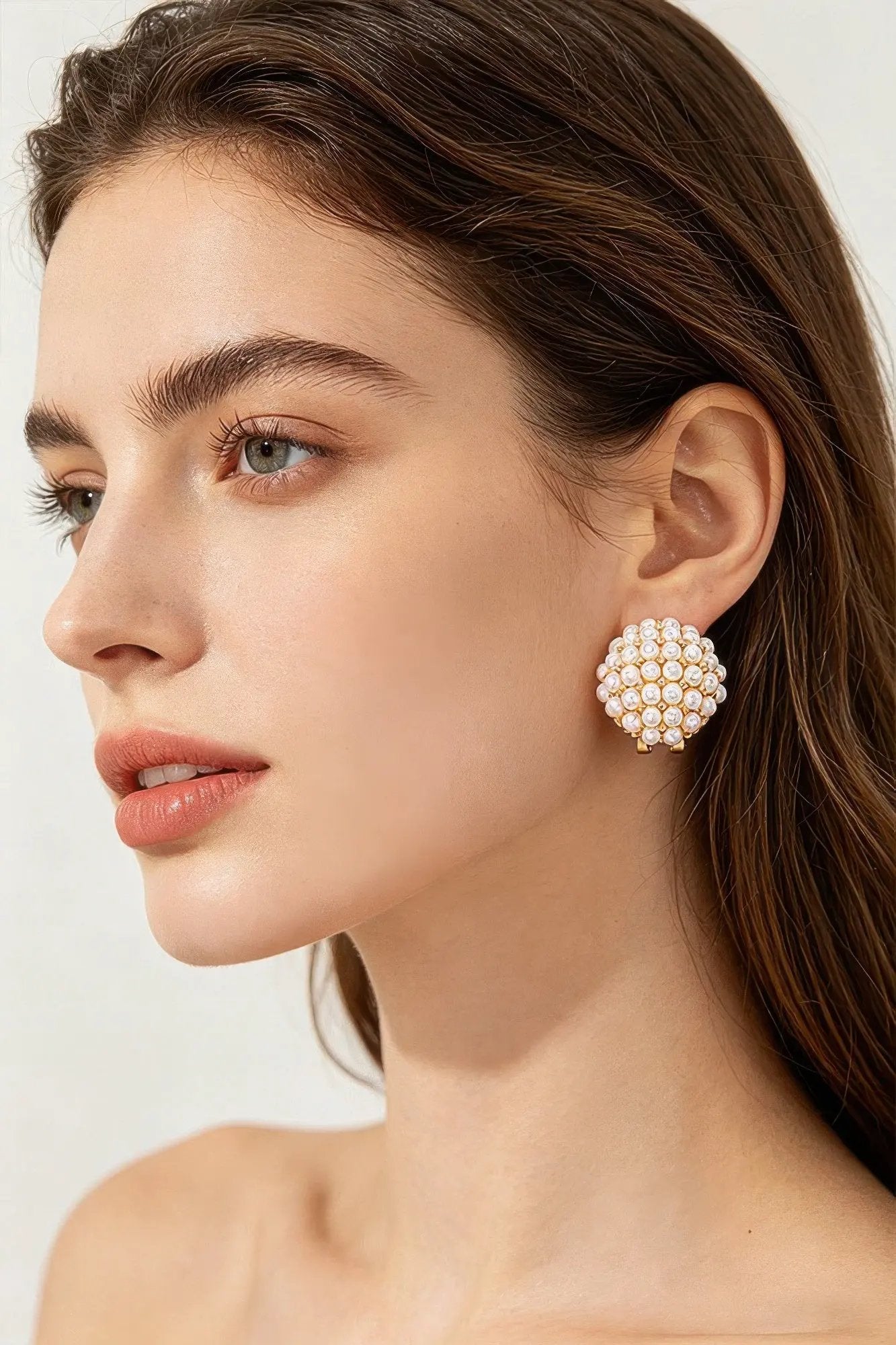Women's Earrings Clip-on BYMANYC ® New York TRIBECA CLUSTER - New Collection by BYMANYC New York