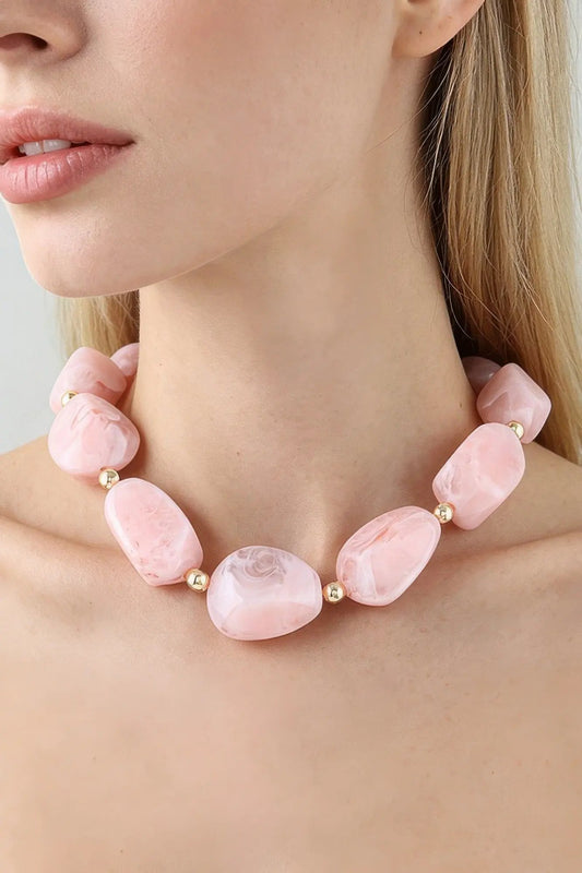 Women's Necklace Statement BYMANYC ® New York SOHO MARBLE - New Collection by BYMANYC New York