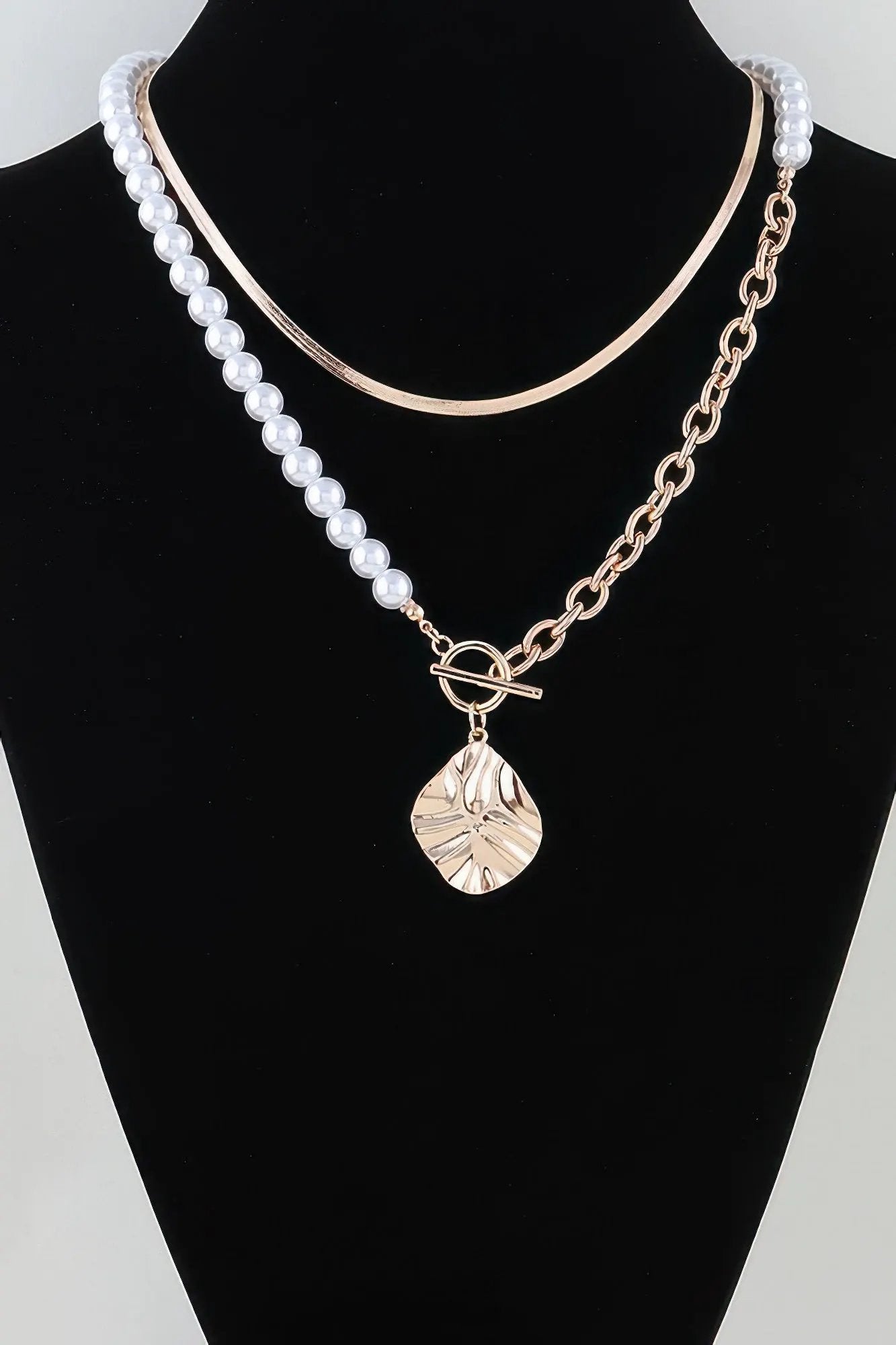 Women's Necklace Multi-Strand BYMANYC ® New York MADISON HAMMERED - New Collection by BYMANYC New York