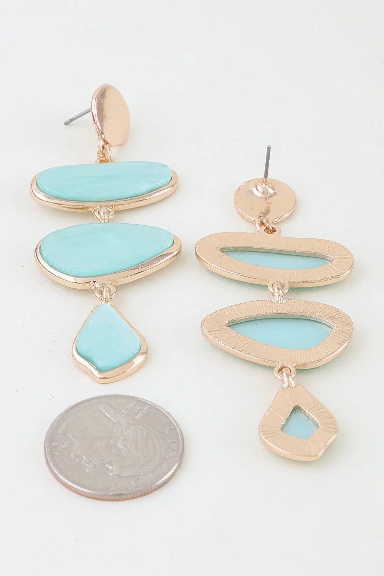 Women's Earrings Drops Organic BYMANYC ® New York TRIBECA MARBLE - New Collection by BYMANYC New York