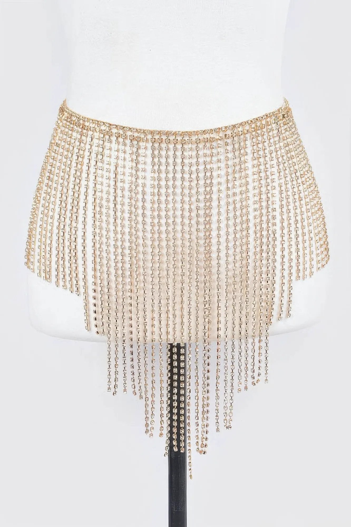 WOMEN'S BELT CHELSEA Cascading Rhinestones BYMANYC ® New York by BYMANYC ® New York