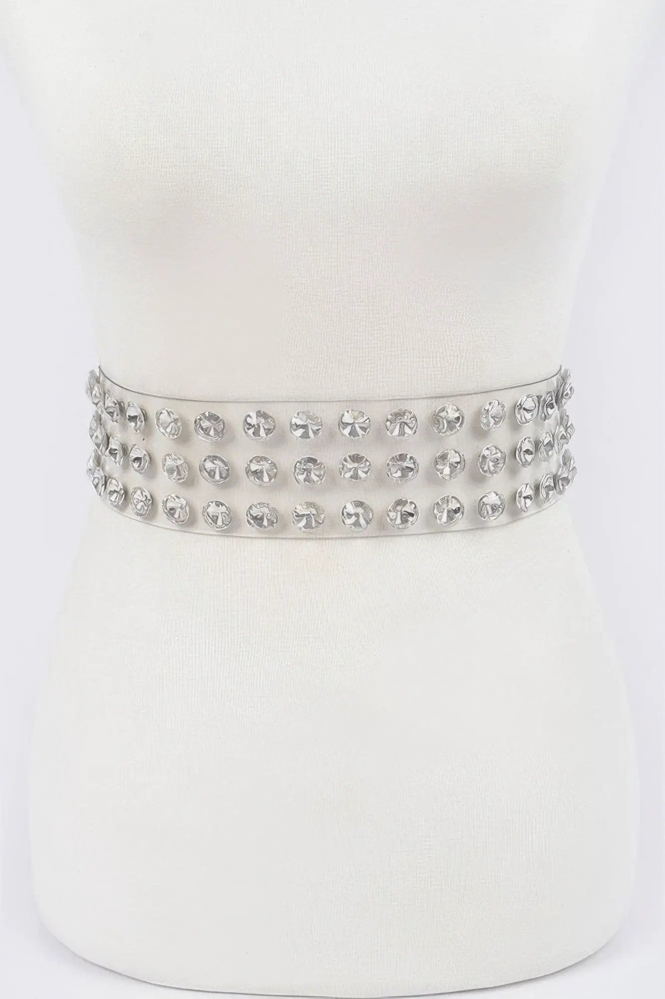 WOMEN'S BELT CHELSEA Clear Large Stone BYMANYC ® New York by BYMANYC ® New York