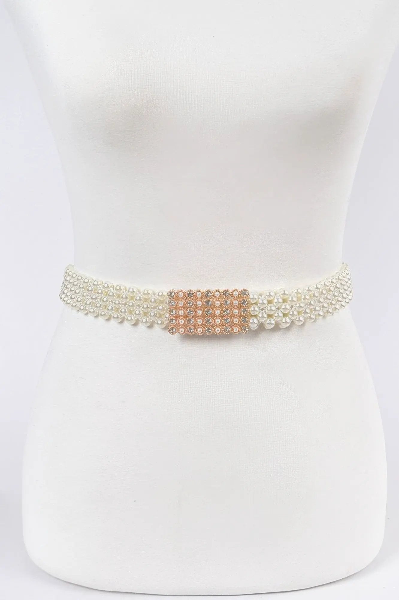 WOMEN'S BELT GRAMERCY Elastic Pearl New Collection BYMANYC ® New York by BYMANYC ® New York