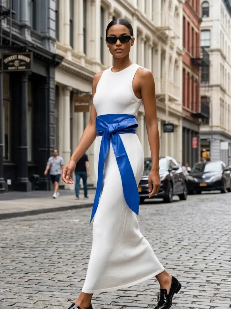 WOMEN'S BELT HARLEM Faux Leather Kimono BYMANYC ® New York by BYMANYC ® New York