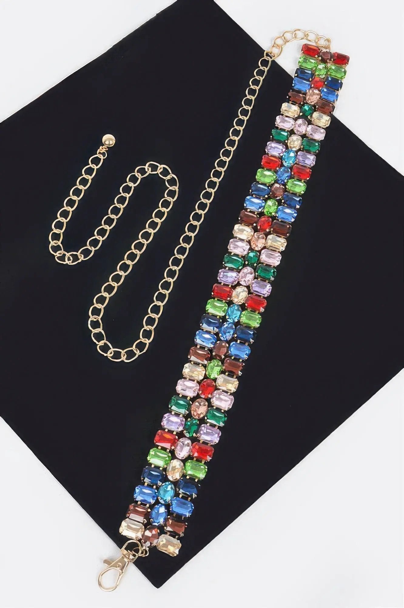 WOMEN'S BELT MADISON Multi Rhinestone New Collection BYMANYC ® New York by BYMANYC ® New York