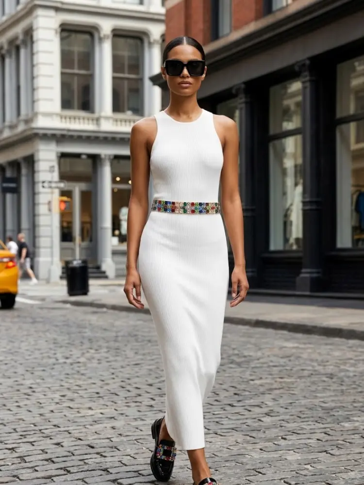 WOMEN'S BELT MADISON Multi Rhinestone New Collection BYMANYC ® New York by BYMANYC ® New York