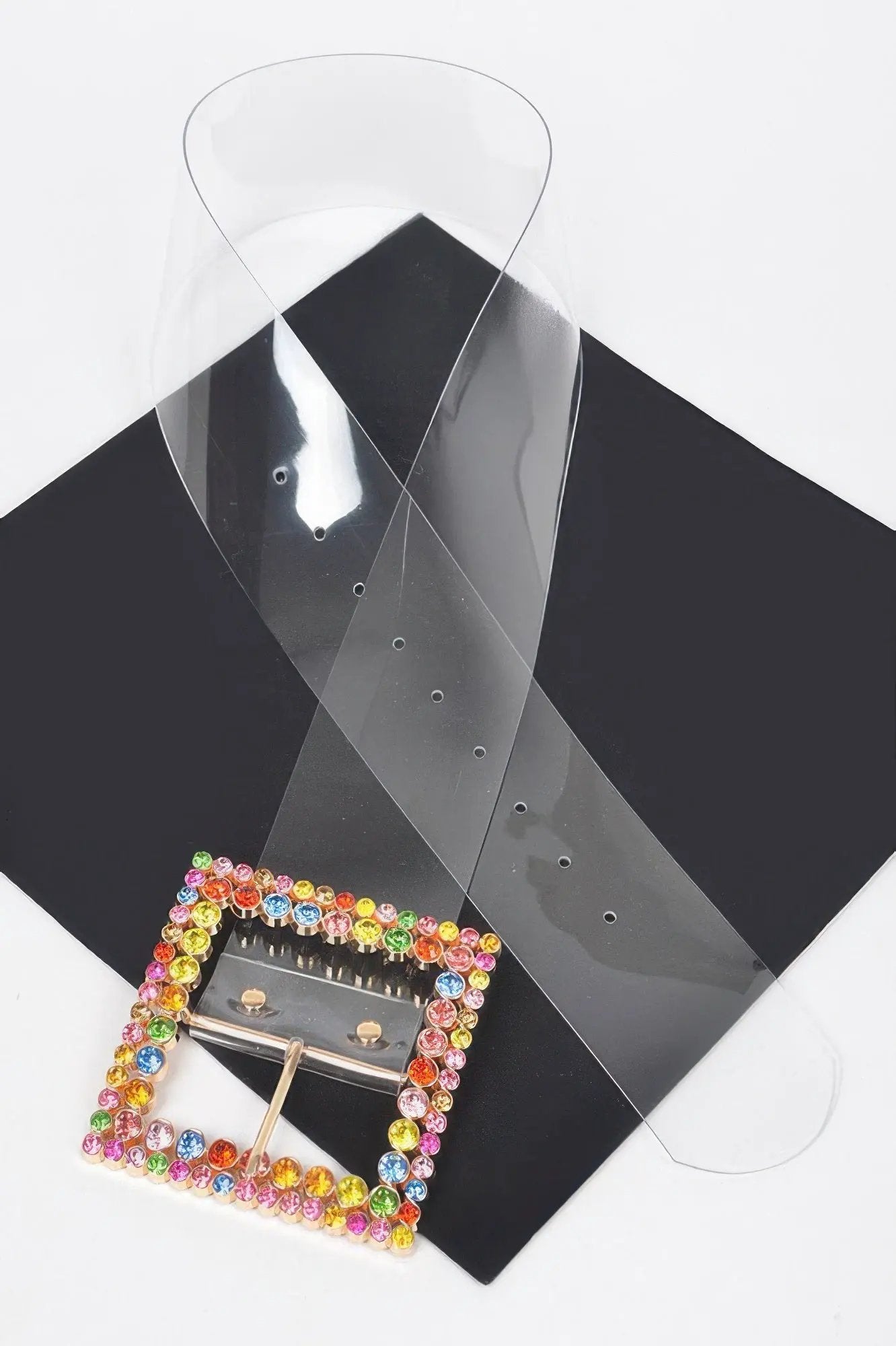 WOMEN'S BELT • MEATPACKING Fashion Chic Clear BYMANYC ® New York by BYMANYC ® New York