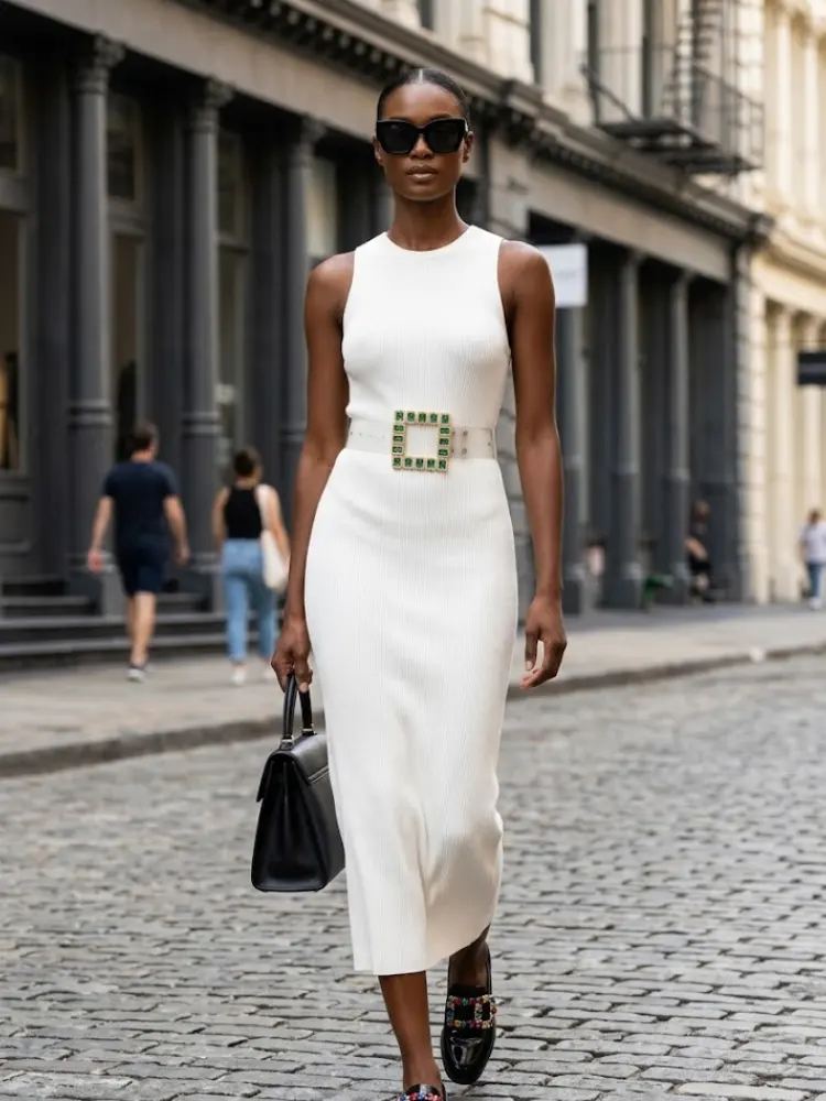WOMEN'S BELT • PARK AVENUE Fashion Chic Stone BYMANYC ® New York by BYMANYC ® New York