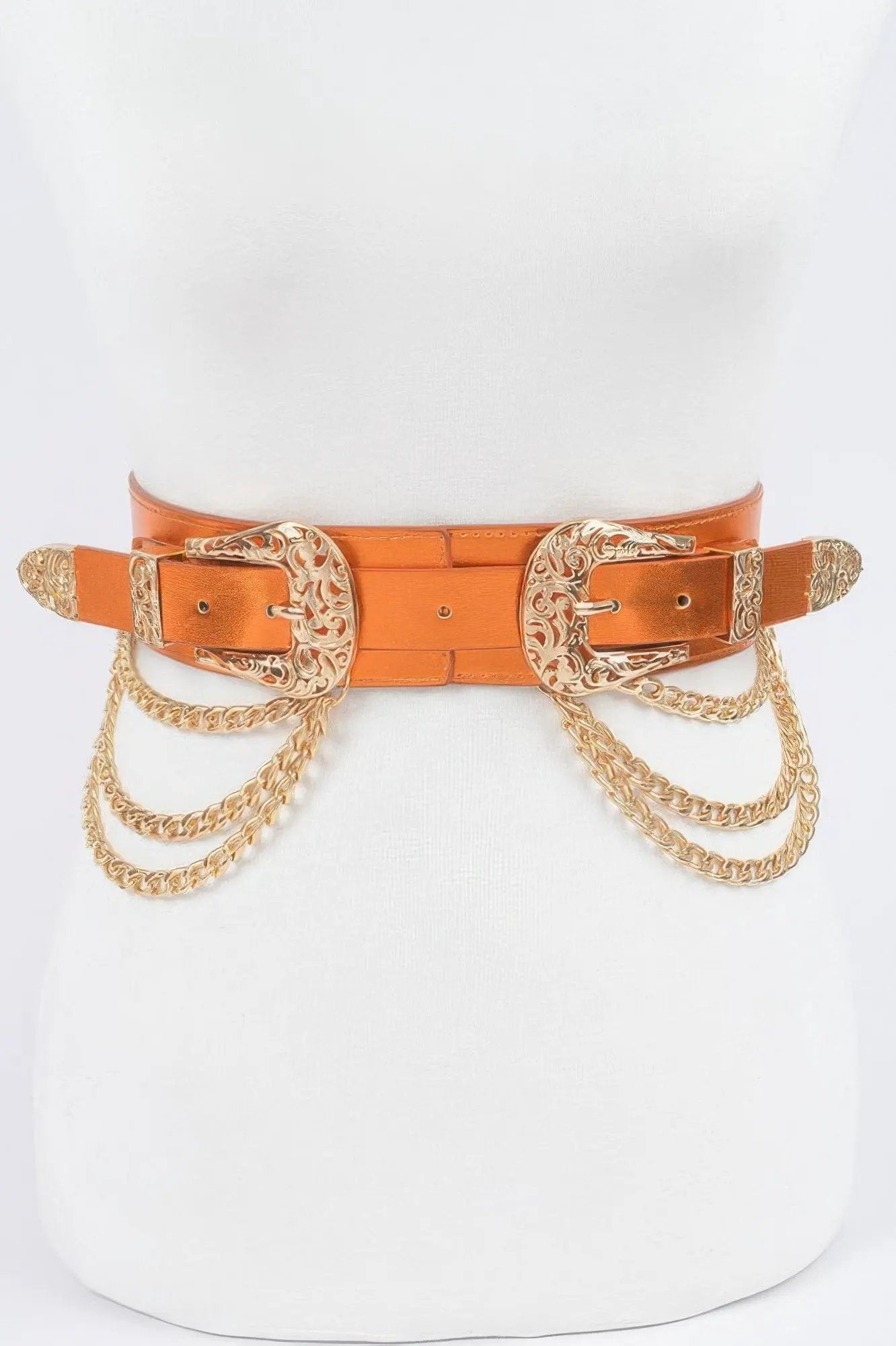 WOMEN'S BELT • SOHO Fashion Chic Two Buckle BYMANYC ® New York by BYMANYC ® New York