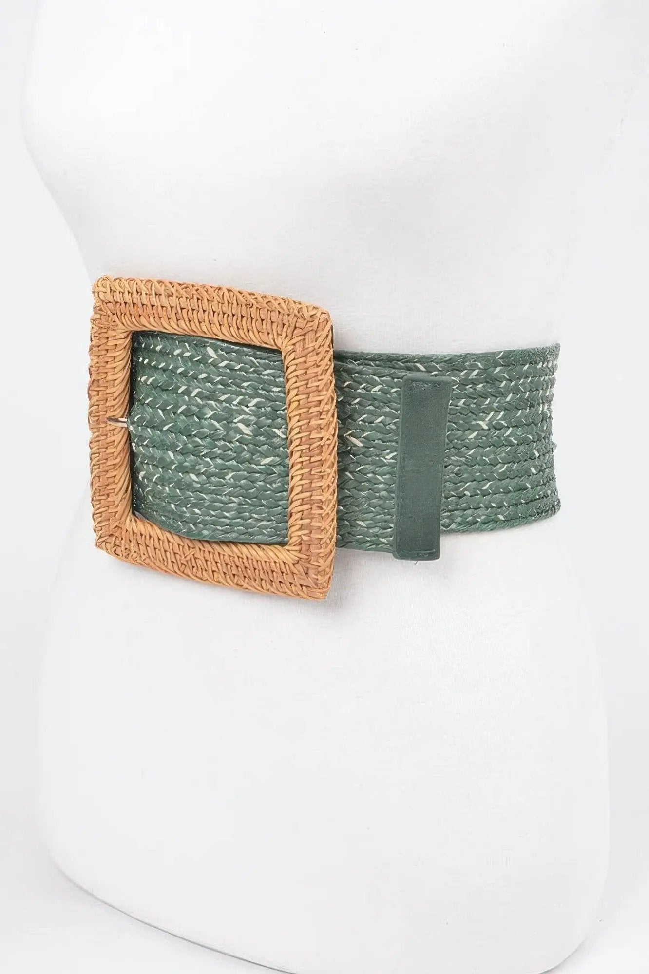 WOMEN'S BELT TRIBECA Bamboo Buckle Stretch BYMANYC ® New York by BYMANYC ® New York