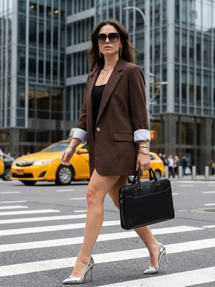 WOMEN'S BLAZER BRYANT PARK New Collection WALL STREET BYMANYC ® New York by BYMANYC ® New York