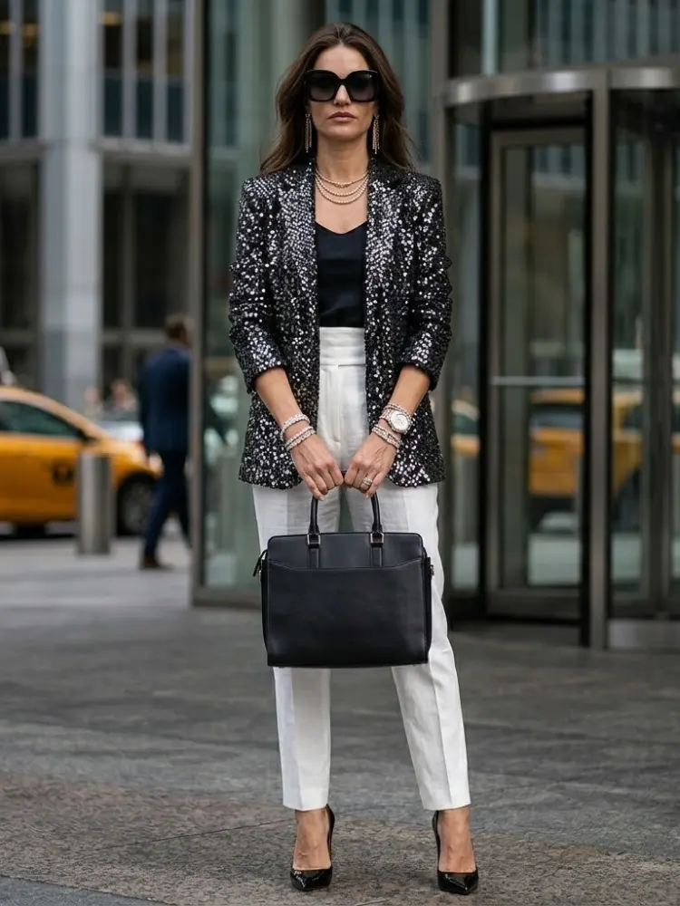 WOMEN'S BLAZER TIMES SQUARE New Collection WALL STREET BYMANYC ® New York by BYMANYC ® New York