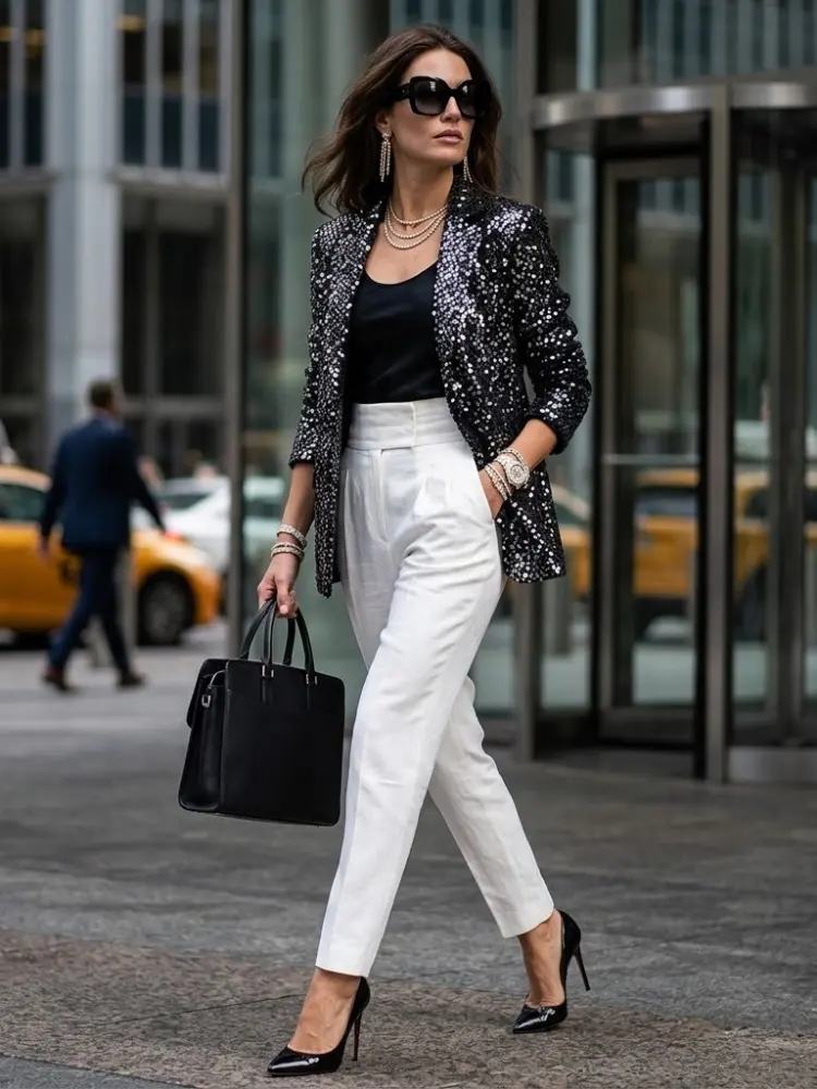 WOMEN'S BLAZER TIMES SQUARE New Collection WALL STREET BYMANYC ® New York by BYMANYC ® New York
