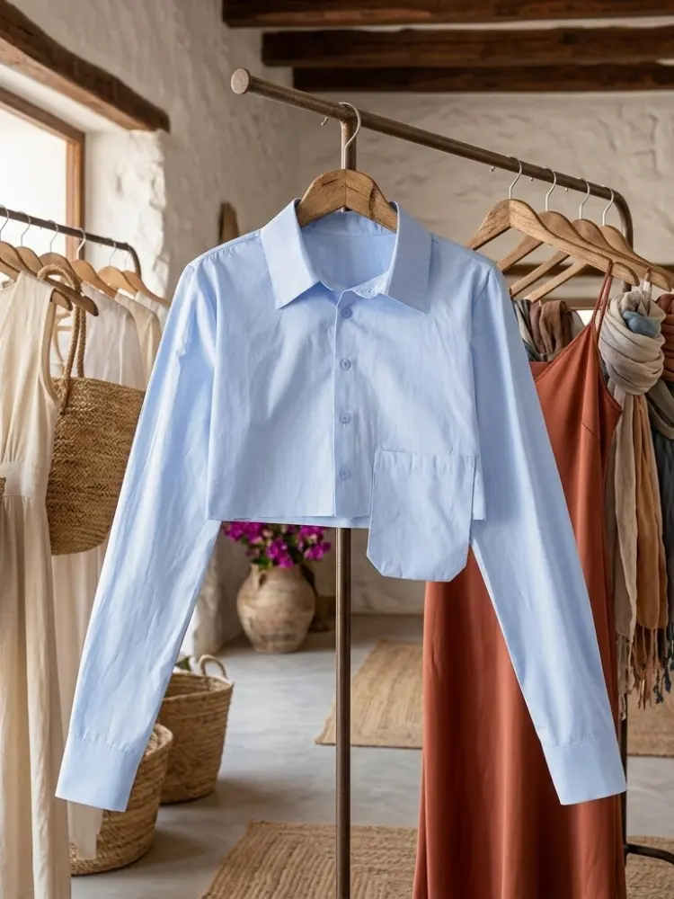 WOMEN'S BLOUSE BRYANT New Collection IBIZA Summer – BYMANYC ® New York by BYMANYC ® New York