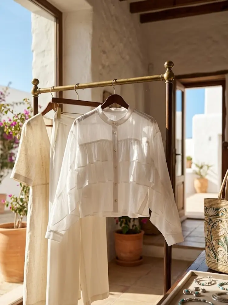 WOMEN'S BLOUSE CHELSEA New Collection IBIZA Summer – BYMANYC ® New York by BYMANYC ® New York