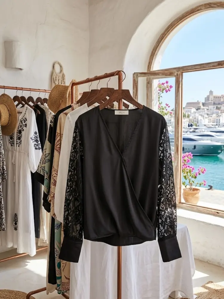 WOMEN'S BLOUSE KONA - Boutique Fashion Top - BYMANYC ® New York by BYMANYC ® New York
