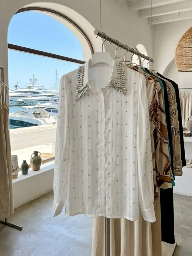 WOMEN'S BLOUSE LAS VEGAS - Boutique Fashion Top - BYMANYC ® New York by BYMANYC ® New York