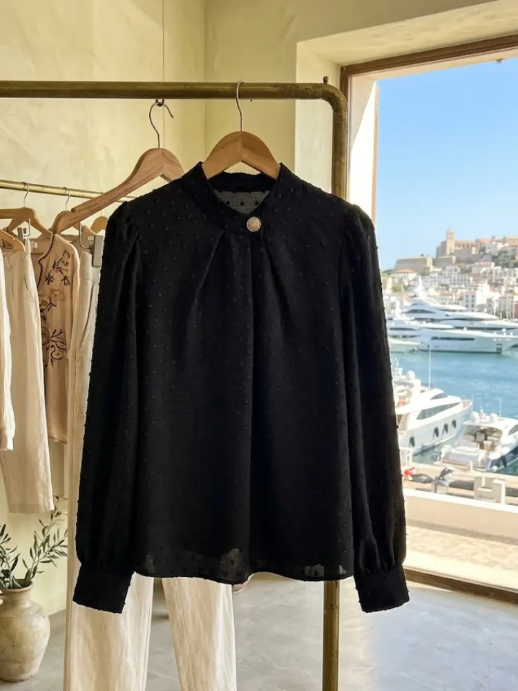 WOMEN'S BLOUSE MONTEREY - Boutique Fashion Top - BYMANYC ® New York by BYMANYC ® New York