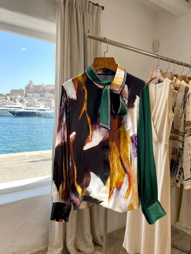WOMEN'S BLOUSE PALM SPRINGS - Boutique Fashion Top - BYMANYC ® New York by BYMANYC ® New York