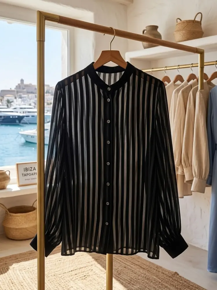 WOMEN'S BLOUSE SAN DIEGO - Boutique Fashion Top - BYMANYC ® New York by BYMANYC ® New York