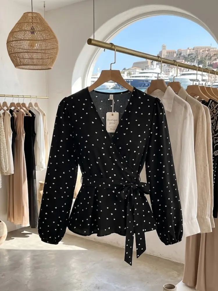 WOMEN'S BLOUSE VAIL - Boutique Fashion Top - BYMANYC ® New York by BYMANYC ® New York