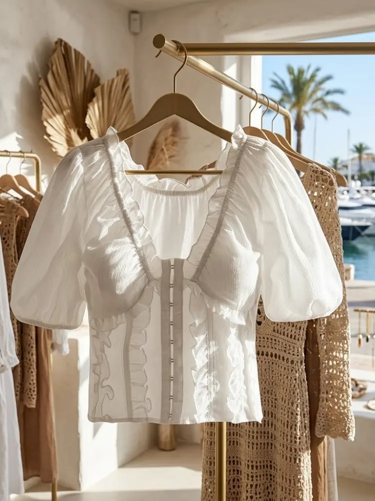 WOMEN'S BLOUSE WASHINGTON - Boutique Fashion Top - BYMANYC ® New York by BYMANYC ® New York