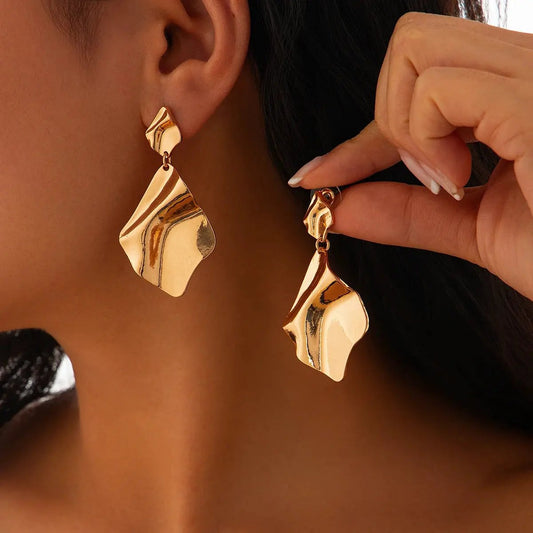WOMEN'S EARRINGS Gold Color HUDSON - BYMANYC ® New York by BYMANYC ® New York