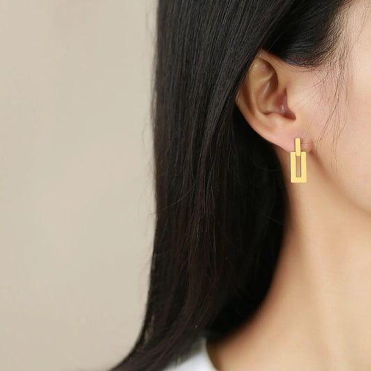 WOMEN'S EARRINGS Gold Color HUDSON - BYMANYC ® New York by BYMANYC ® New York