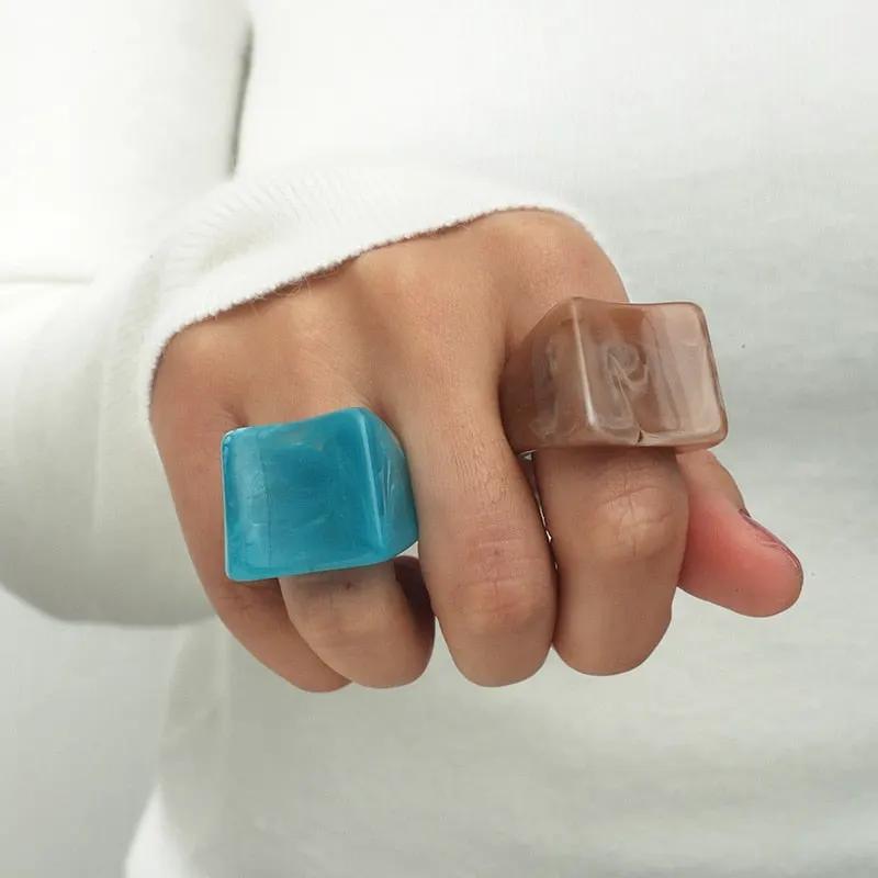 WOMEN'S RING • new collection CHELSEA Resin BYMANYC ® New York by BYMANYC ® New York