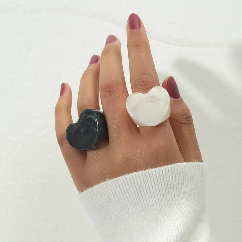 WOMEN'S RING • new collection CHELSEA Resin BYMANYC ® New York by BYMANYC ® New York