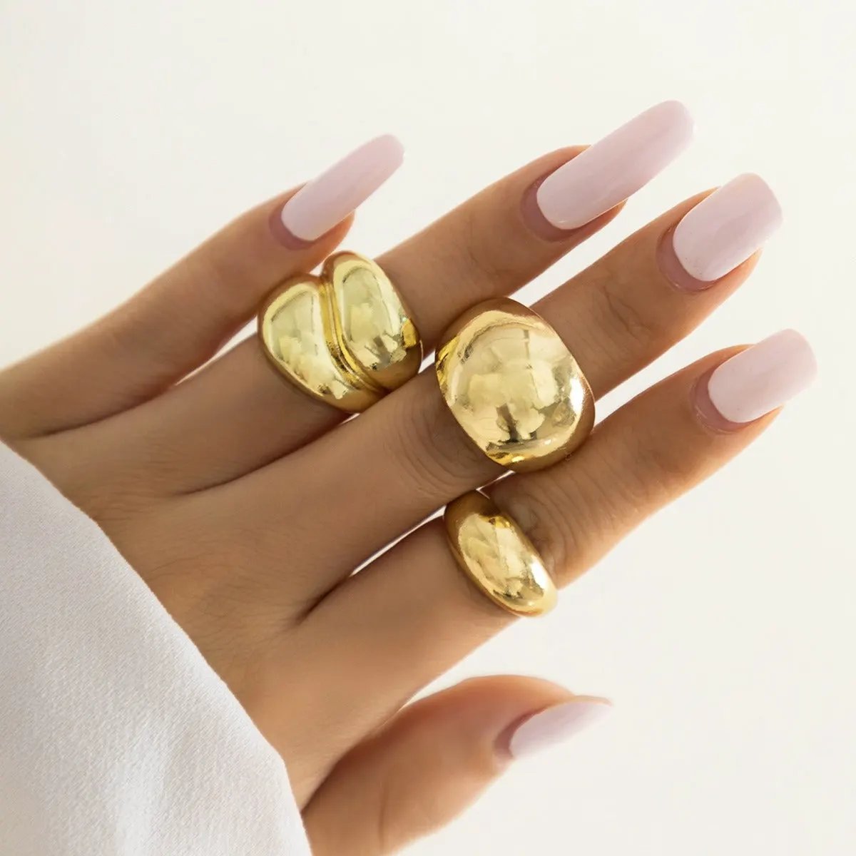WOMEN'S RING • new collection NOLITA Gold Set BYMANYC ® New York by BYMANYC ® New York