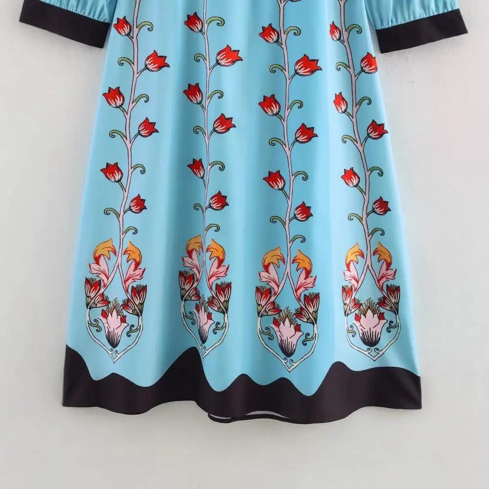 Waist-Cinched Floral Dress, The Met | Women - BYMANYC ® New York by BYMANYC ® New York