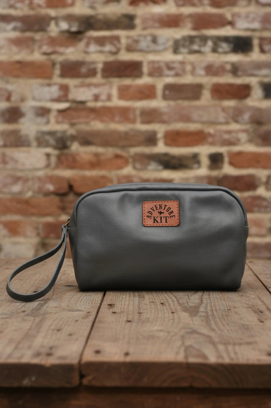 Wander Personalized Leather Cosmetic Bag by ELF