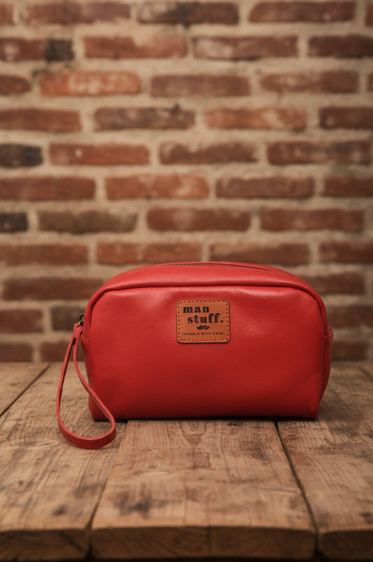 Wander Personalized Leather Cosmetic Bag by ELF