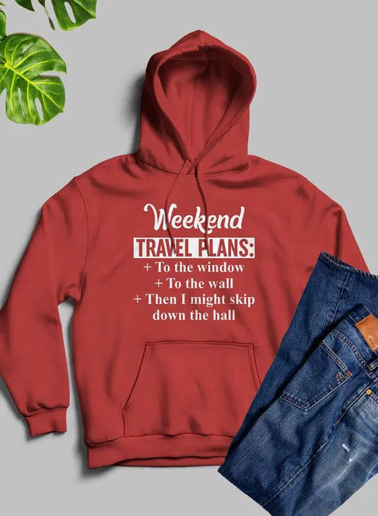 Weekend Travel Plans Hoodie by Merch