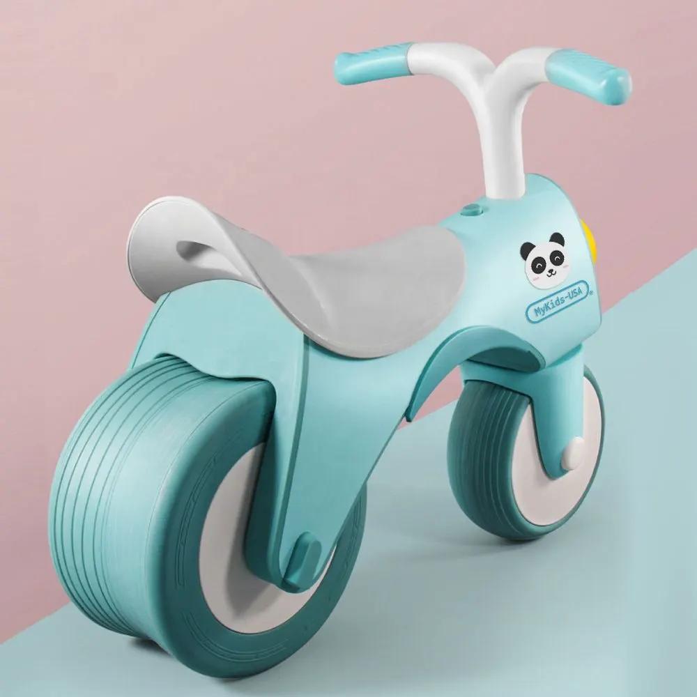 MyKids-USA 5-In-1 Musical Balance Bike For Toddlers With Wide Wheels by Tux-USA