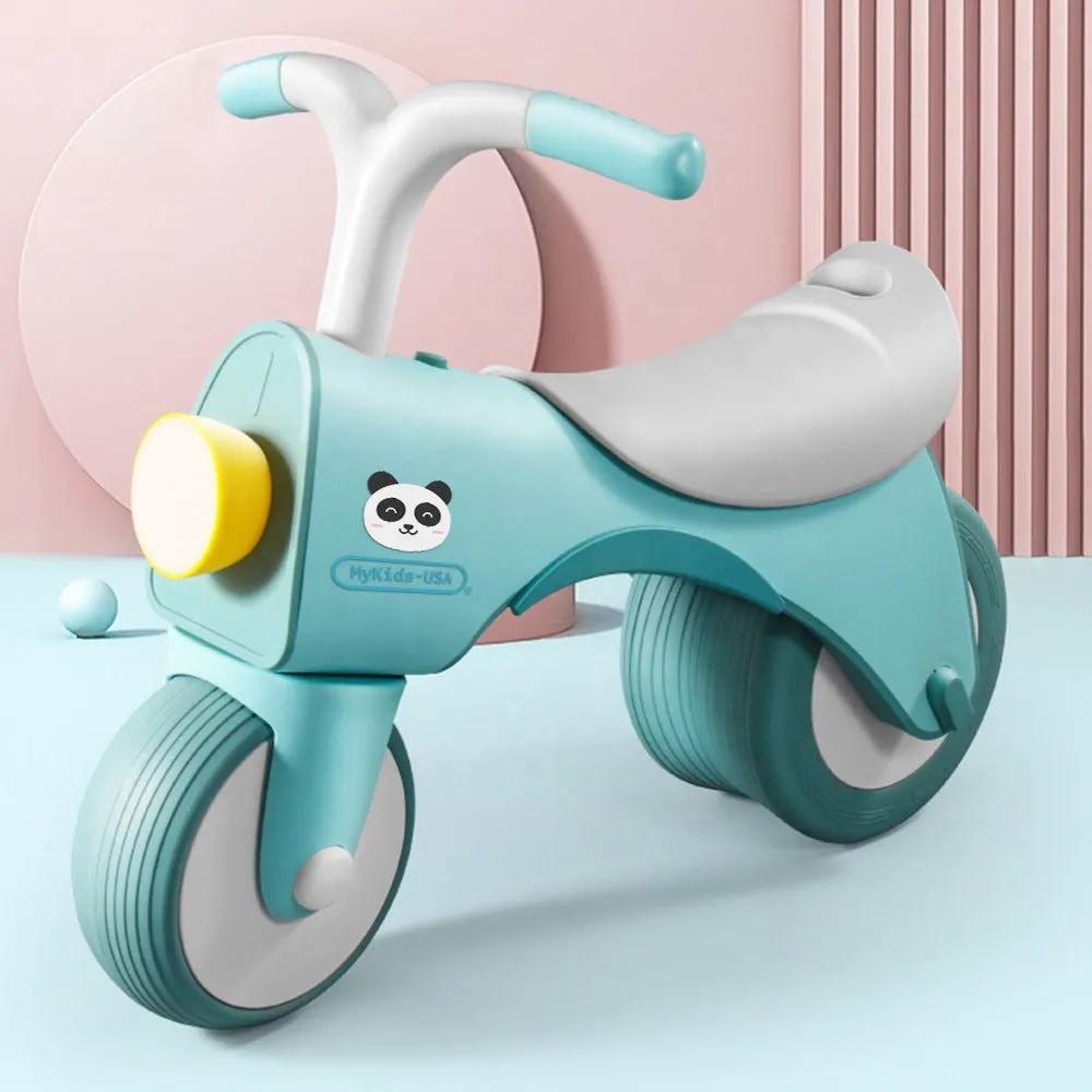 MyKids-USA 5-In-1 Musical Balance Bike For Toddlers With Wide Wheels by Tux-USA