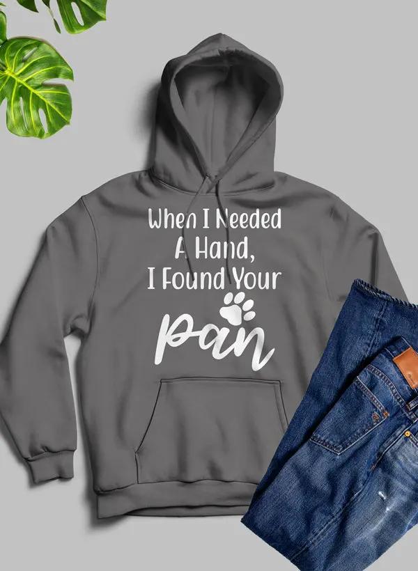 When I Needed A Hand Hoodie by Merch
