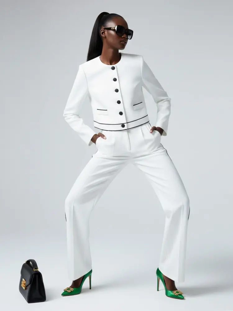 White MADISON Suit Jacket & Pants Prêt-à-Porter BYMANYC ® New York by BYMANYC ® New York