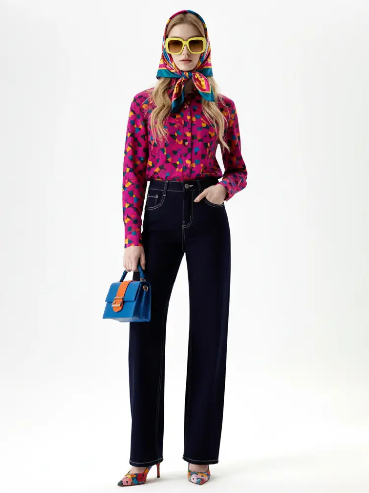 Wide-Leg Cropped Jeans, Fifth Avenue | Women - BYMANYC ® New York by BYMANYC ® New York