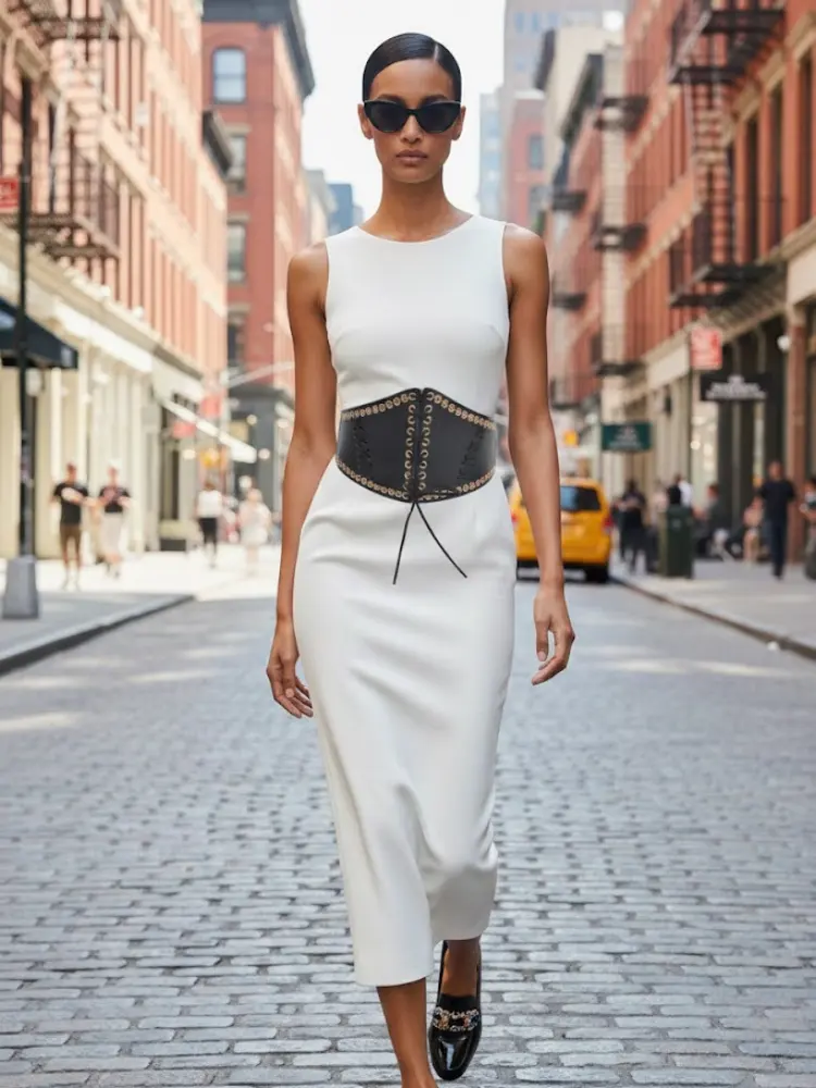 Women's Belts: CANAL NYFW Collection BYMANYC ® New York by BYMANYC ® New York