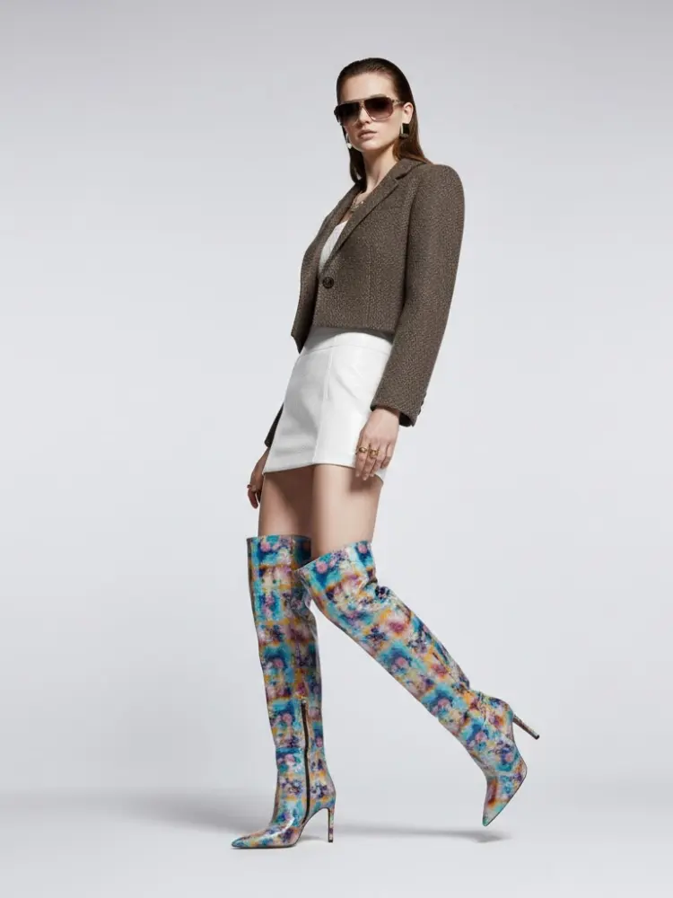 Women's Cropped Chevron Tailored Jacket NOLITA New Collection Couture in Manhattan BYMANYC ® New York by BYMANYC ® New York
