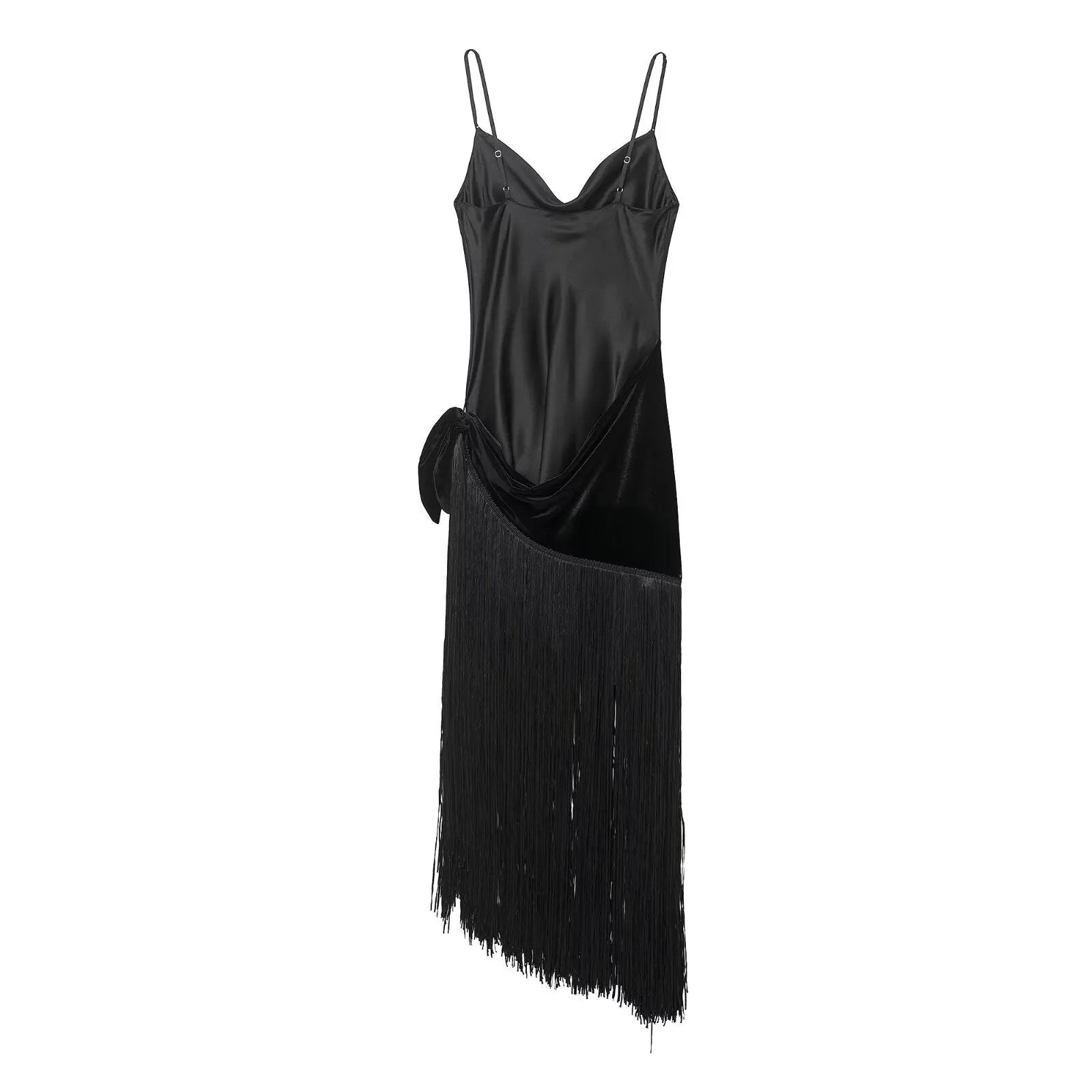 Dress Broadway Midi Liquid Motion Layered Texture Detailing Evening by BYMANYC ® New York