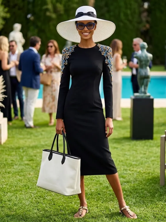 Women's Dress Elegant Black NOHO New Collection THE HAMPTONS BYMANYC ® New York by BYMANYC ® New York