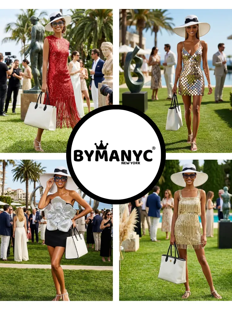 Women's Dress Elegant Strapless Flower TRIBECA New Collection THE HAMPTONS BYMANYC ® New York by BYMANYC ® New York