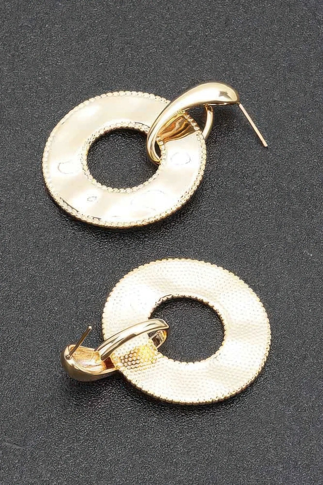 Hudson Drop Earrings BYMANYC Women Liquid Metal Minimalist Daily Wear by BYMANYC ® New York