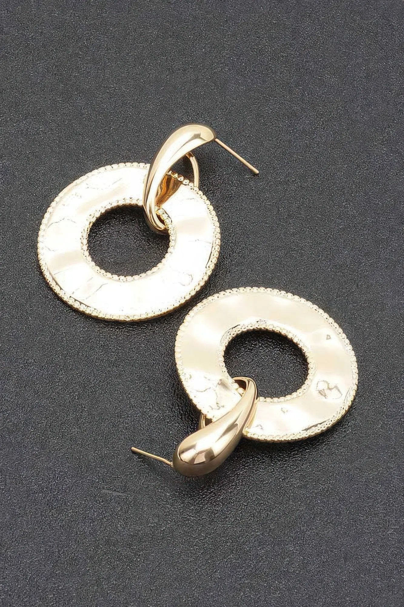 Hudson Drop Earrings BYMANYC Women Liquid Metal Minimalist Daily Wear by BYMANYC ® New York