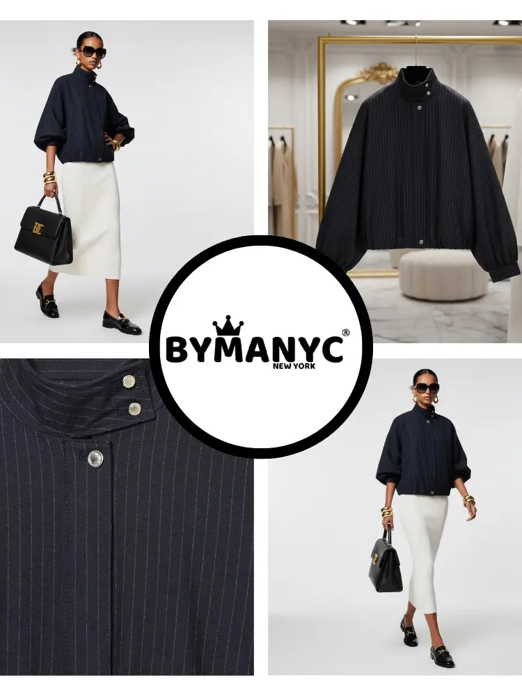 Women's Eco Jacket 5TH AVENUE NYFW New Collection BYMANYC ® New York by BYMANYC ® New York
